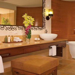 Mexico Honeymoon Packages Secrets Puerto Los Cabos Golf & Spa Resort Master Suite Swim Out Ocean Front Bathroom1