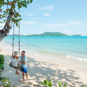 Thailand Honeymoon Packages Amatara Wellness Resort Couple On Beach