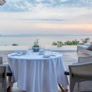 Thailand Honeymoon Packages Amatara Wellness Resort Private Dining