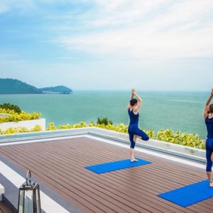 Thailand Honeymoon Packages Amatara Wellness Resort Yoga On Rooftop
