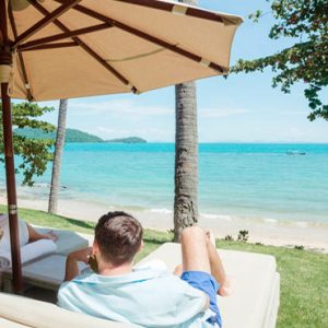 Thailand Honeymoon Packages Amatara Wellness Resort Couple On Sun Loungers