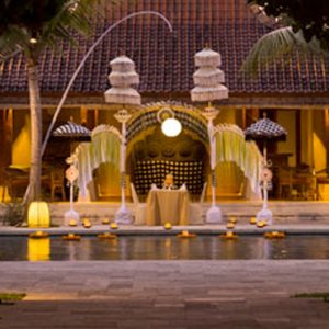 Bali Honeymoon Package Sudamala Suites & Villas Private Romantic Dining