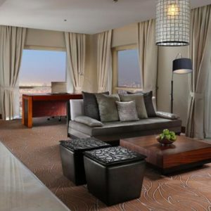 Dubai Honeymoon Packages Millennium Plaza Hotel Dubai Executive Suite Living Room 2