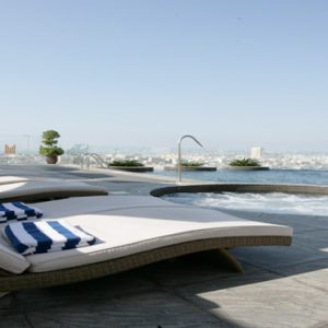 Dubai Honeymoon Packages Millennium Plaza Hotel Dubai Infinity Pool Lounge3