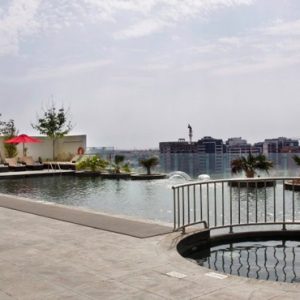 Dubai Honeymoon Packages Millennium Plaza Hotel Dubai Pool Day 2