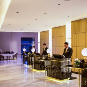 Dubai Honeymoon Packages Millennium Plaza Hotel Dubai Reception View