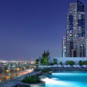 Dubai Honeymoon Packages Millennium Plaza Hotel Dubai Pool Side View