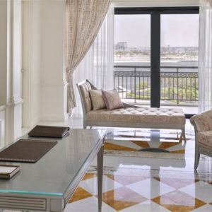 Dubai Honeymoon Packages Palazzo Versace Dubai Four Bedroom Residence Balcony View