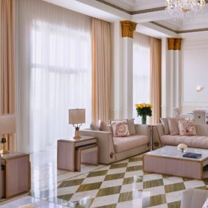 Dubai Honeymoon Packages Palazzo Versace Dubai Imperial Suites Living Room 2