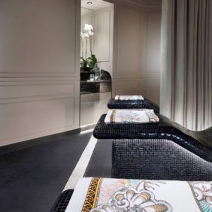 Dubai Honeymoon Packages Palazzo Versace Dubai The Spa Relaxation Bed