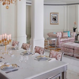 Dubai Honeymoon Packages Palazzo Versace Dubai Three Bedroom Residence Living Room