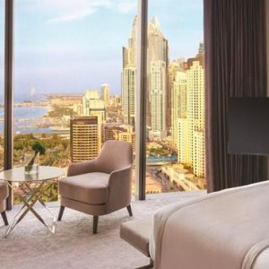 Dubai Honeymoon Packages Rixos Premium Dubai Deluxe 1 Bedroom Suite Bedroom