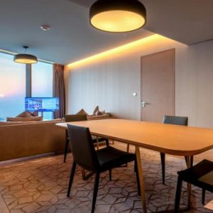 Dubai Honeymoon Packages Rixos Premium Dubai Premium 1 Bedroom Suite Dining Area