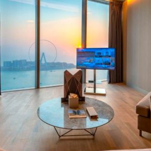 Dubai Honeymoon Packages Rixos Premium Dubai Premium 1 Bedroom Suite Living View