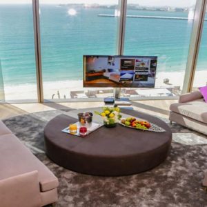Dubai Honeymoon Packages Rixos Premium Dubai Premium 2 Bedroom Suite Living View 3