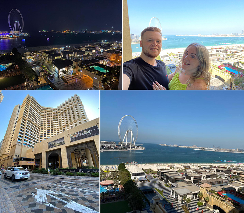 Emily's Mauritius And Dubai Holiday Review Hotel Views At JA Ocean Hotel Dubai
