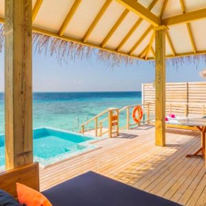 Maldives Honeymoon Packages Sun Siyam Iru Veli Dolphin Ocean Suite Balcony