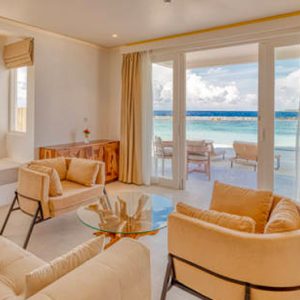 Maldives Honeymoon Packages Sun Siyam Iru Veli Grand Beach Suite Living Room 2