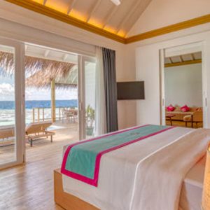Maldives Honeymoon Packages Sun Siyam Iru Veli Grand Ocean Suite Bedroom