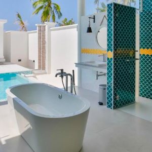 Maldives Honeymoon Packages Sun Siyam Iru Veli Sun Aqua Sultan Suite Bathroom