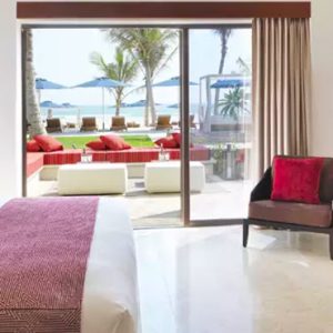 Oman Honeymoon Packages Al Baleed Resort Salalah By Anantara Deluxe Beach View Room Bedroom