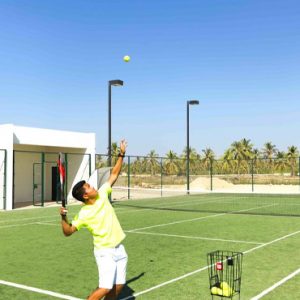 Oman Honeymoon Packages Al Baleed Resort Salalah By Anantara Tennis