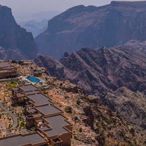 Oman Honeymoon Packages Anantara Al Jabal Al Akhdar Resort Aerial View