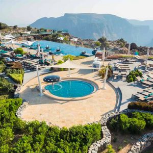 Oman Honeymoon Packages Anantara Al Jabal Al Akhdar Resort Aerial View 2