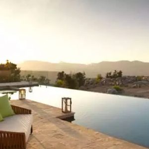 Oman Honeymoon Packages Anantara Al Jabal Al Akhdar Resort Three Bedroom Royal Mountain Villa Pool