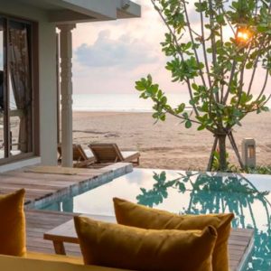 Thailand Honeymoon Packages Devasom Khao Lak Two Bedroom Beachfront Family Pool Villa Pool