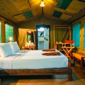 Thailand Honeymoon Packages Elephant Hills Single Or Double Tent Bedroom 2