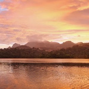 Thailand Honeymoon Packages Elephant Hills Stunning Sunset View At Rainforest Camp