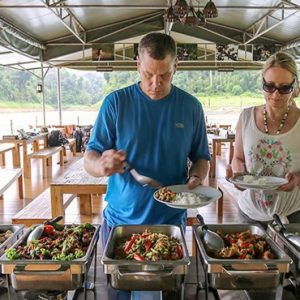 Thailand Honeymoon Packages Elephant Hills Buffet At Rainforest Camp