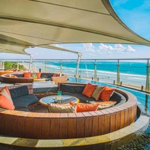 Bali Honeymoon Packages Double Six Luxury Hotel, Seminyak Double Six Rooftop – Sunset Bar2