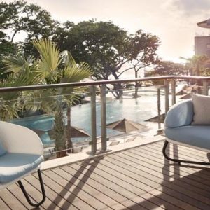 Bali Honeymoon Packages Double Six Luxury Hotel, Seminyak Balcony