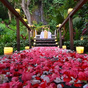 Bali Honeymoon Packages The Royal Pita Maha Waterfall Romantic Dining