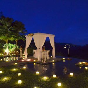 Bali Honeymoon Packages The Royal Pita Maha Romantic Dinner In Ayung River