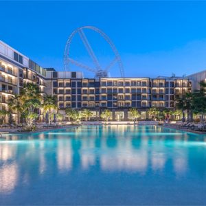 Dubai Honeymoon Packages Caesars Resort Bluewaters Dubai Hotel Exterior Pool