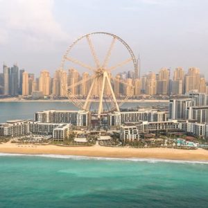Dubai Honeymoon Packages Caesars Resort Bluewaters Dubai Aerial View