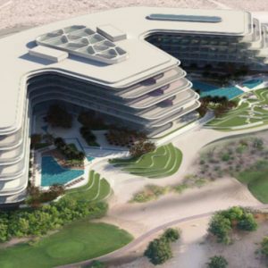 Dubai Honeymoon Packages JA Lake View Hotel Aerial View Of Resort