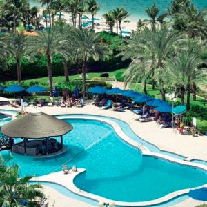 Dubai Honeymoon Packages JA Lake View Hotel Palmito Pool Bar