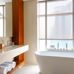 Dubai Honeymoon Packages JW Marriott Marquis Hotel Dubai Executive Suite Lounge Access Bathroom