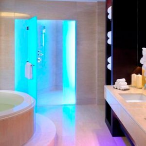 Dubai Honeymoon Packages JW Marriott Marquis Hotel Dubai Two Bedroom Penthouse Suite Bathroom
