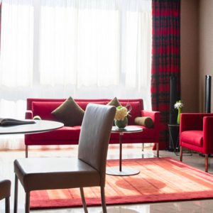 Dubai Honeymoon Packages Jumeirah Creekside Hotel One Bedroom Suite Living Room