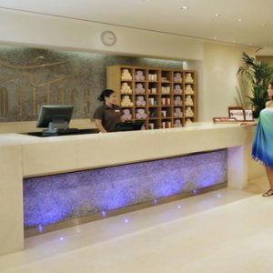 Dubai Honeymoon Packages Amwaj Rotana Spa Reception