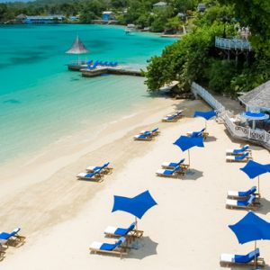 Jamaica Honeymoon Packages Sandals Royal Plantation Jamaica Beach 2