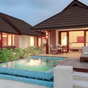 Maldives Honeymoon Packages Varu By Atmosphere Family Beach Villa With Pool Exterior