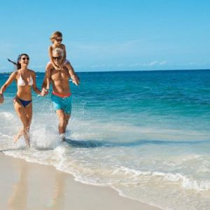 Mexico Honeymoon Packages Dreams Aventuras Riviera Maya Family On Beach