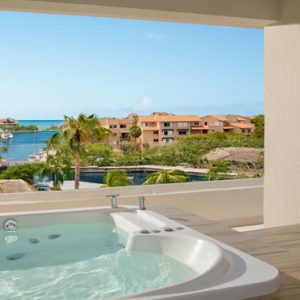 Mexico Honeymoon Packages Dreams Aventuras Riviera Maya Honeymoon Hot Tub Marina View1