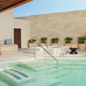 Mexico Honeymoon Packages Dreams Aventuras Riviera Maya Spa Outdoor Whirlpool